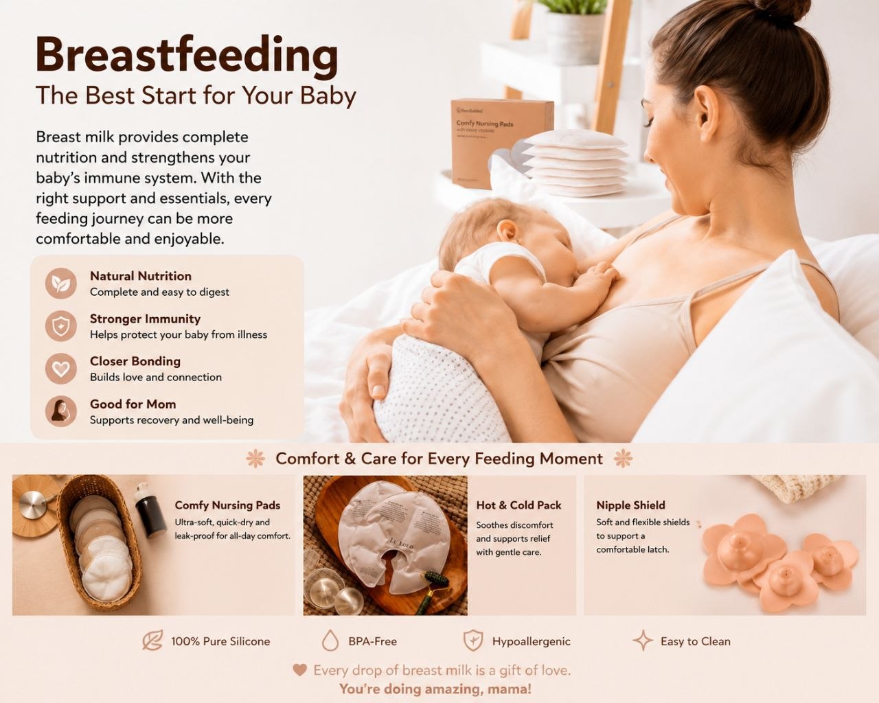 Breastfeeding Essentials every New Mom should have