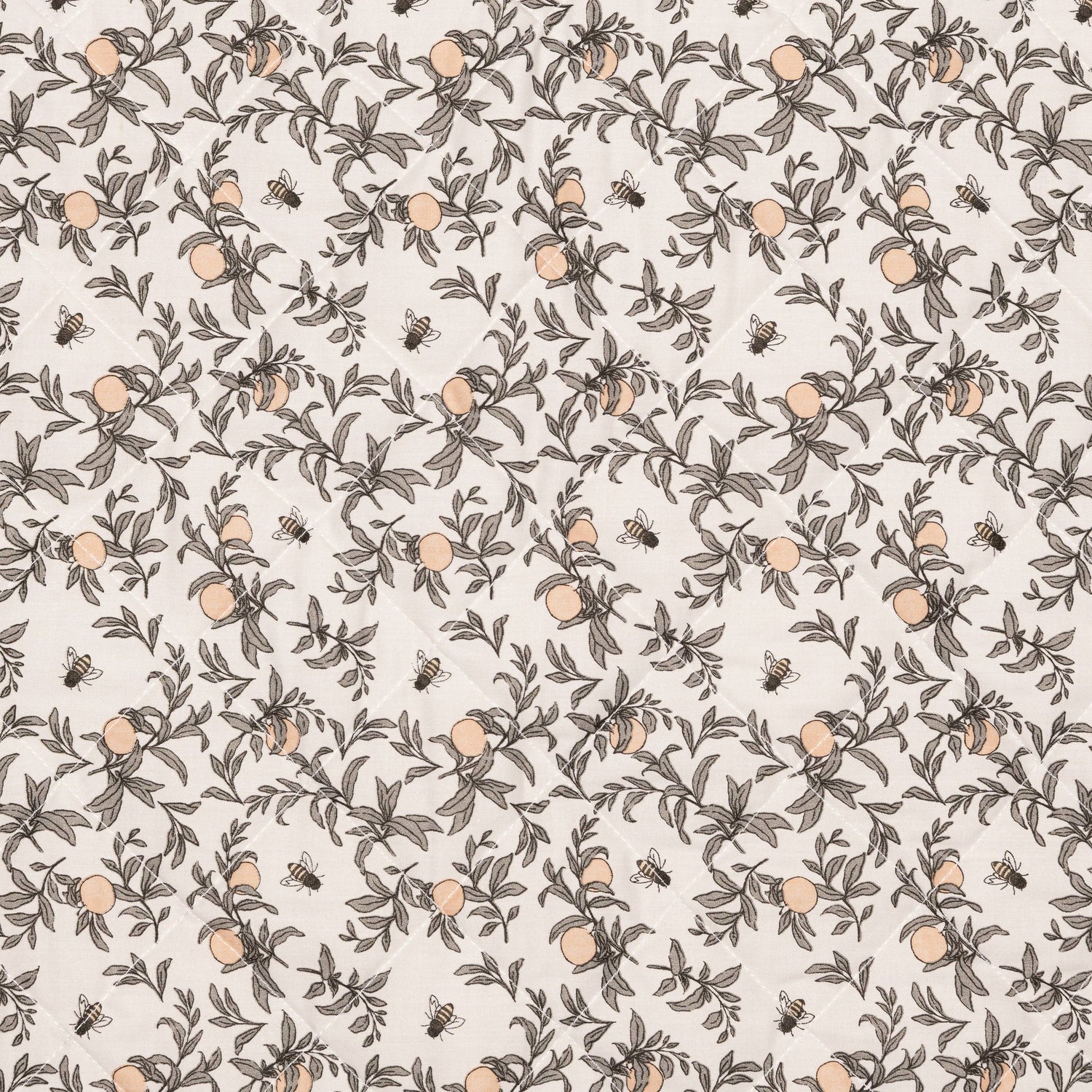 Waterproof change pad - Honeybees by Solange Pilote (16x24 inches)