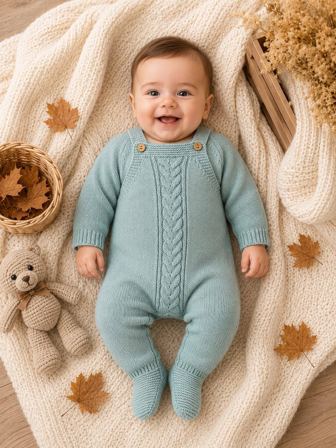 Dungarees + Baby Sweater – Ref. 19