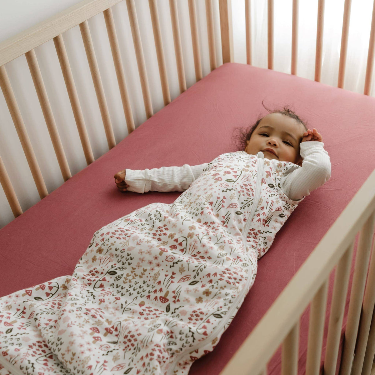 Quilted bamboo sleep sack - Garden (1.0 tog) (ETS OCTOBER)