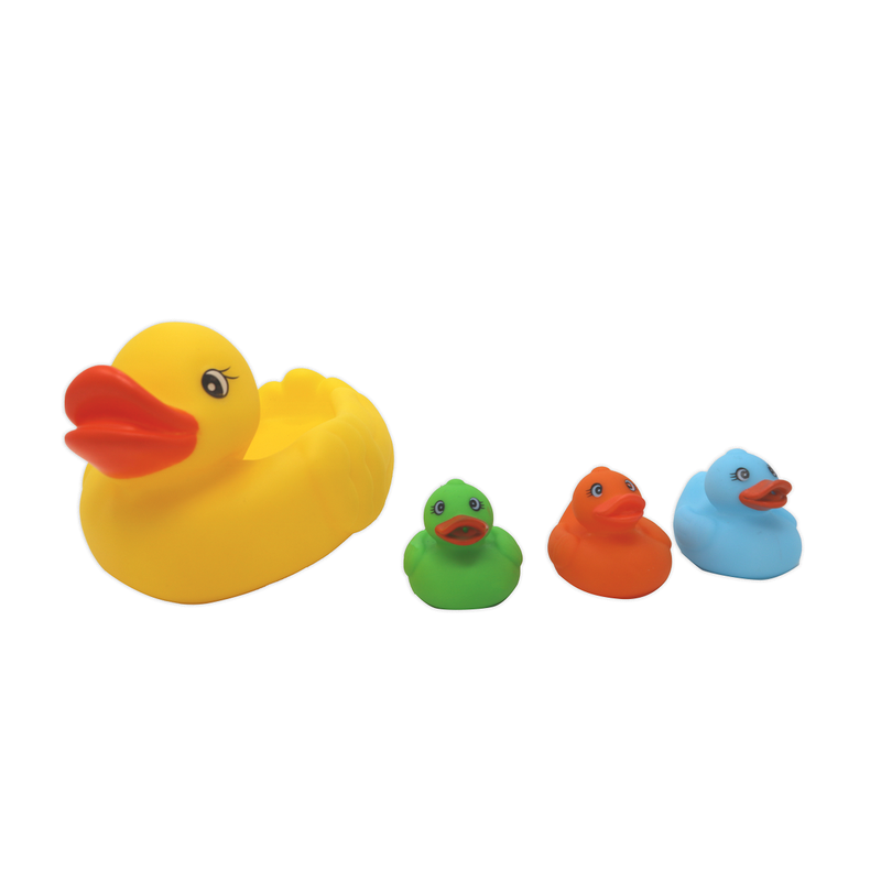 4 Pack Bath Toys : Duck