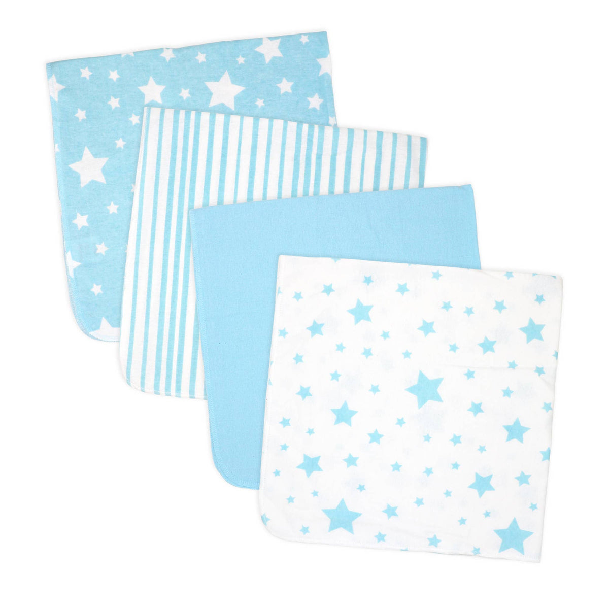 4 Pack Flannel Receiving Blankets