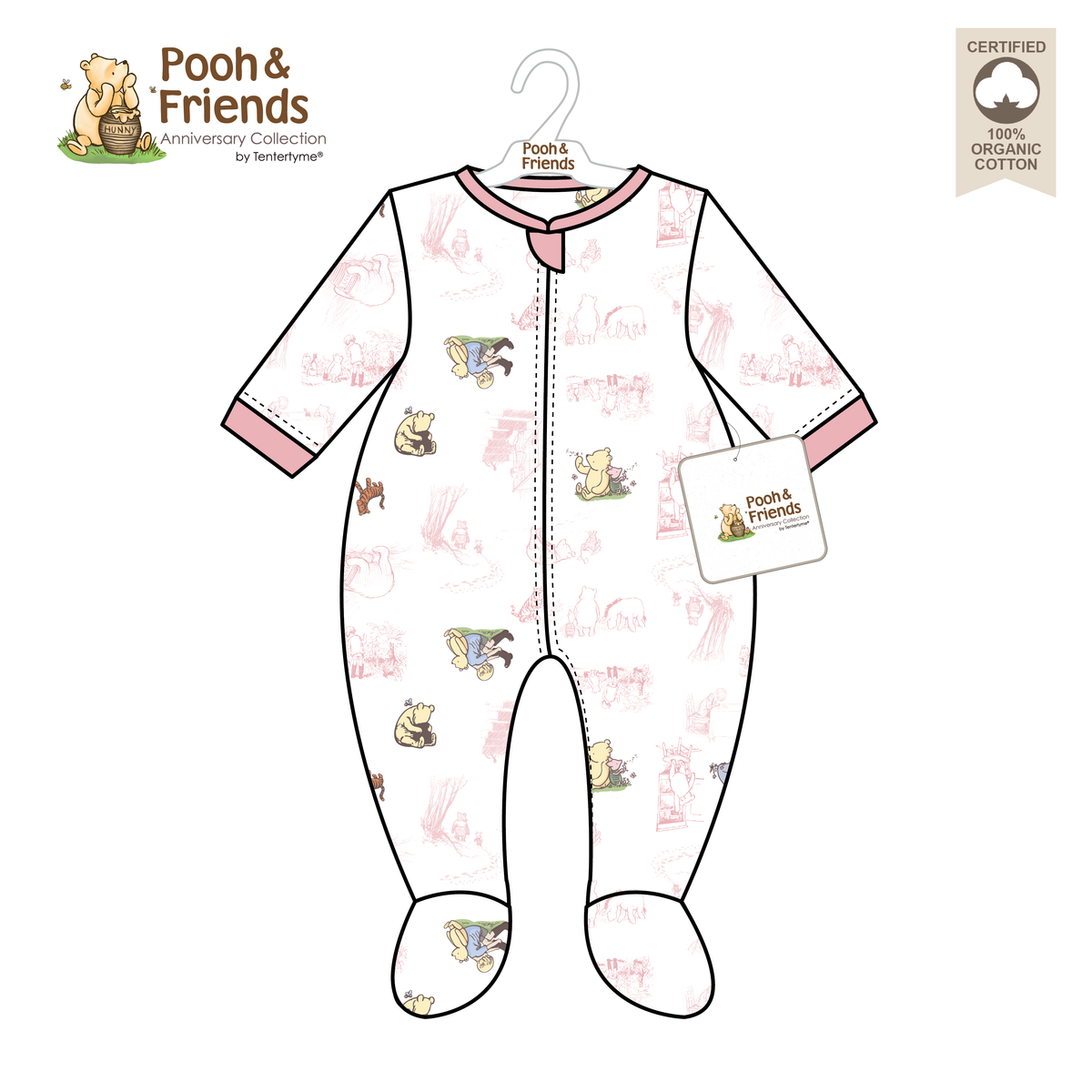 Pooh & Friends Sleeper: Pink