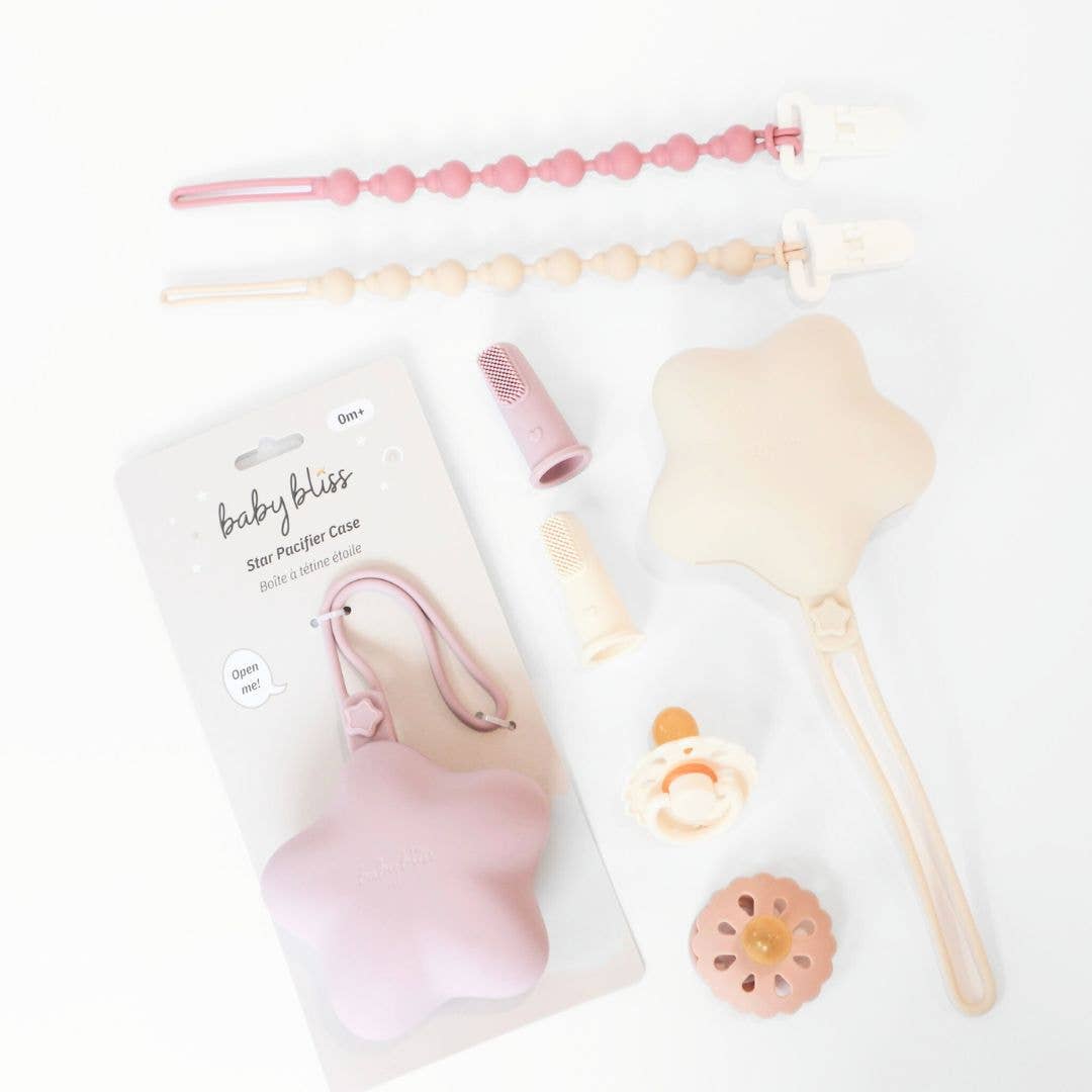 Star Pacifier Holder Case - Lavender