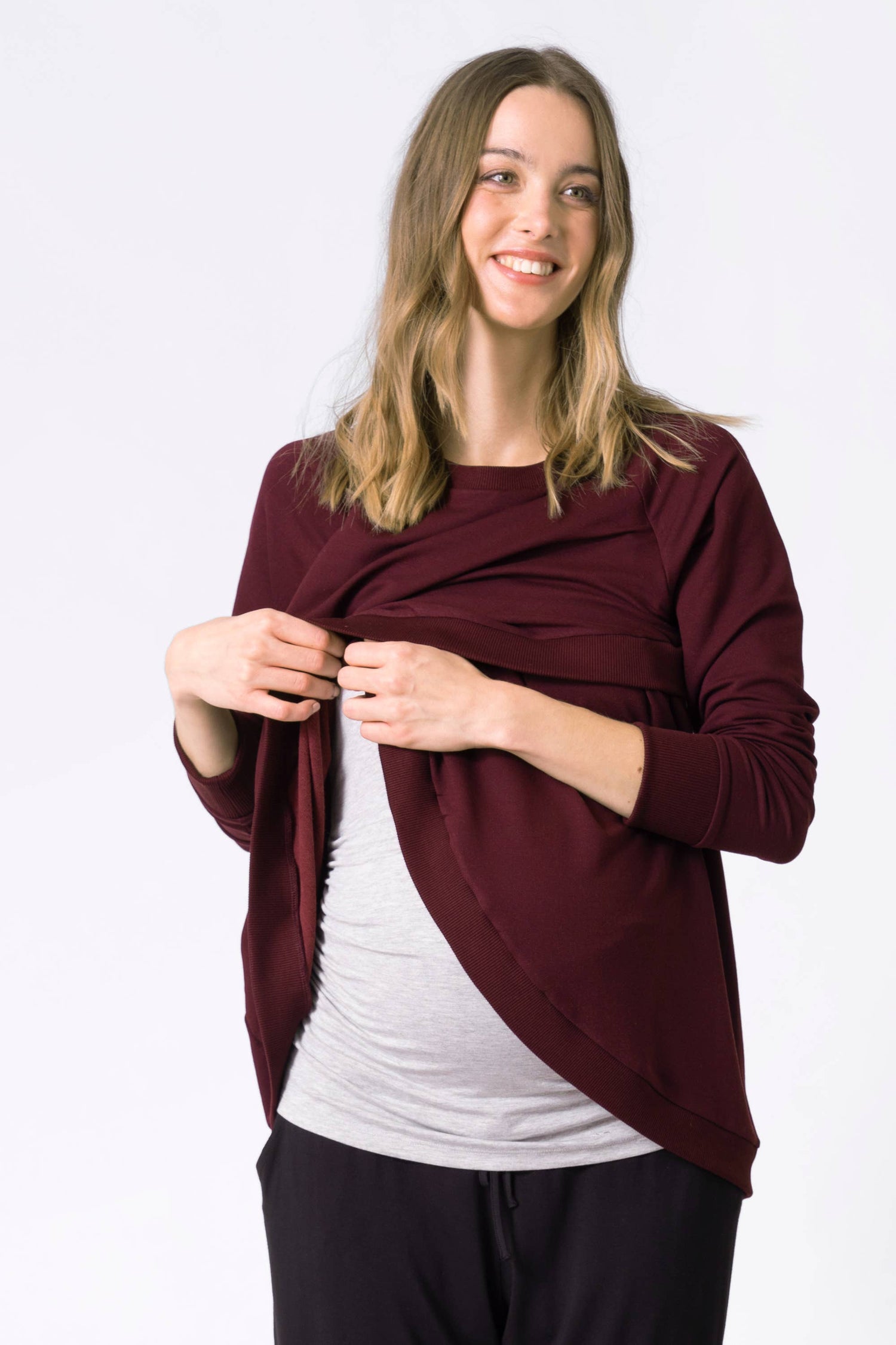 Sybil Maternity and Nursing Sweatshirt