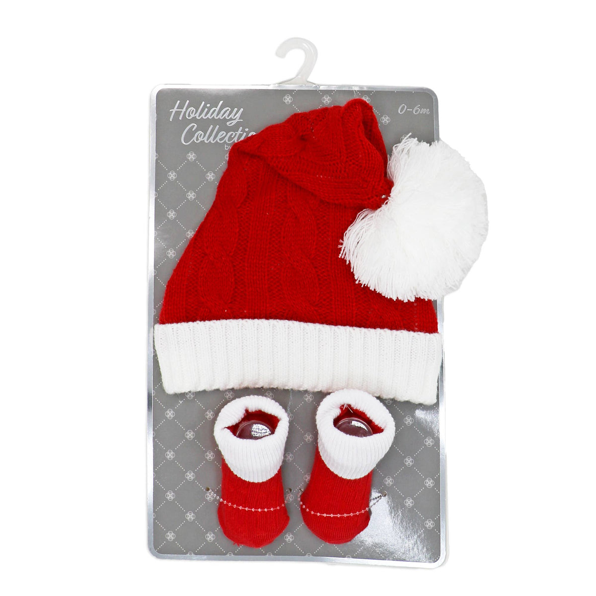 Santa Hat And Bootie Set