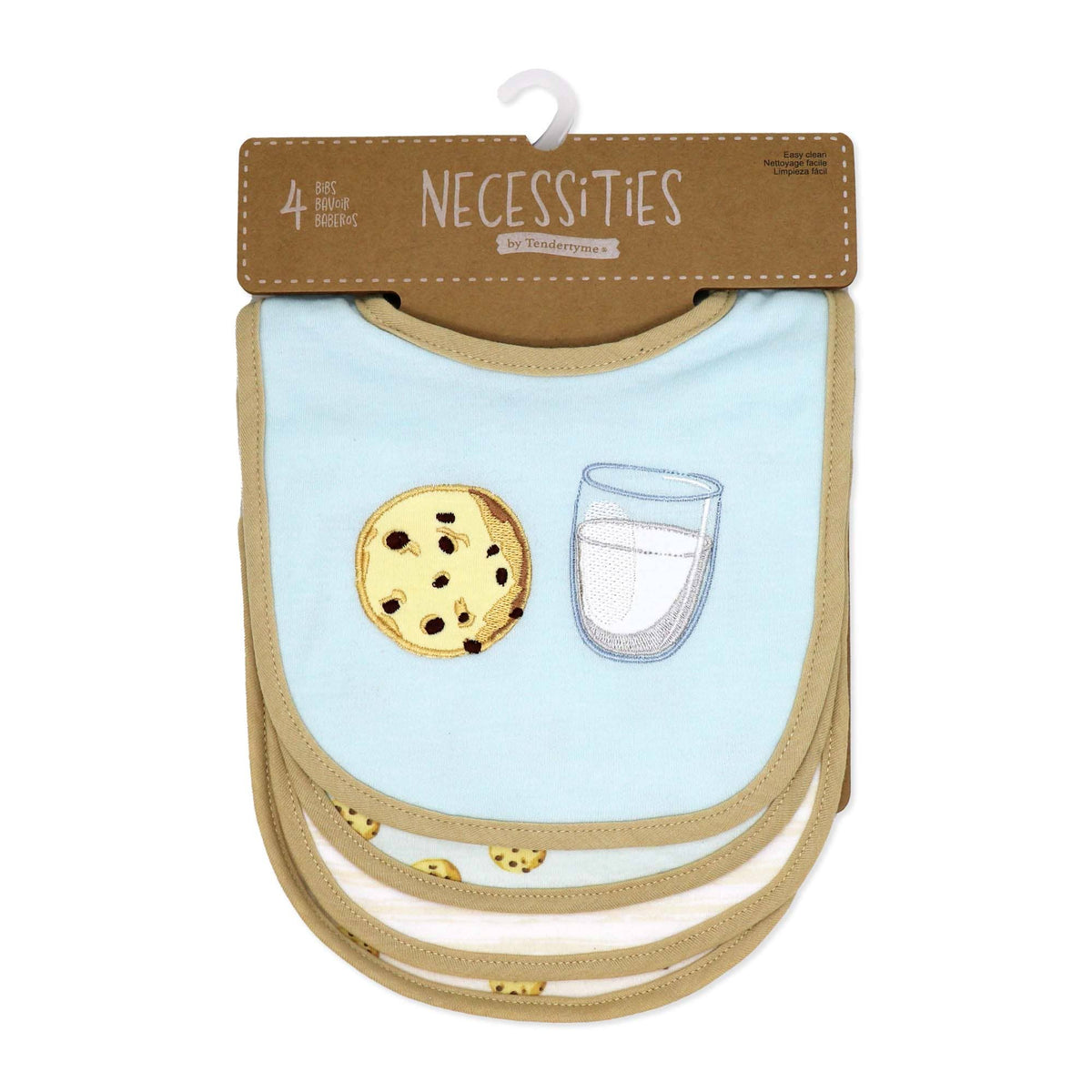 4 Pc Scoop Bib Set