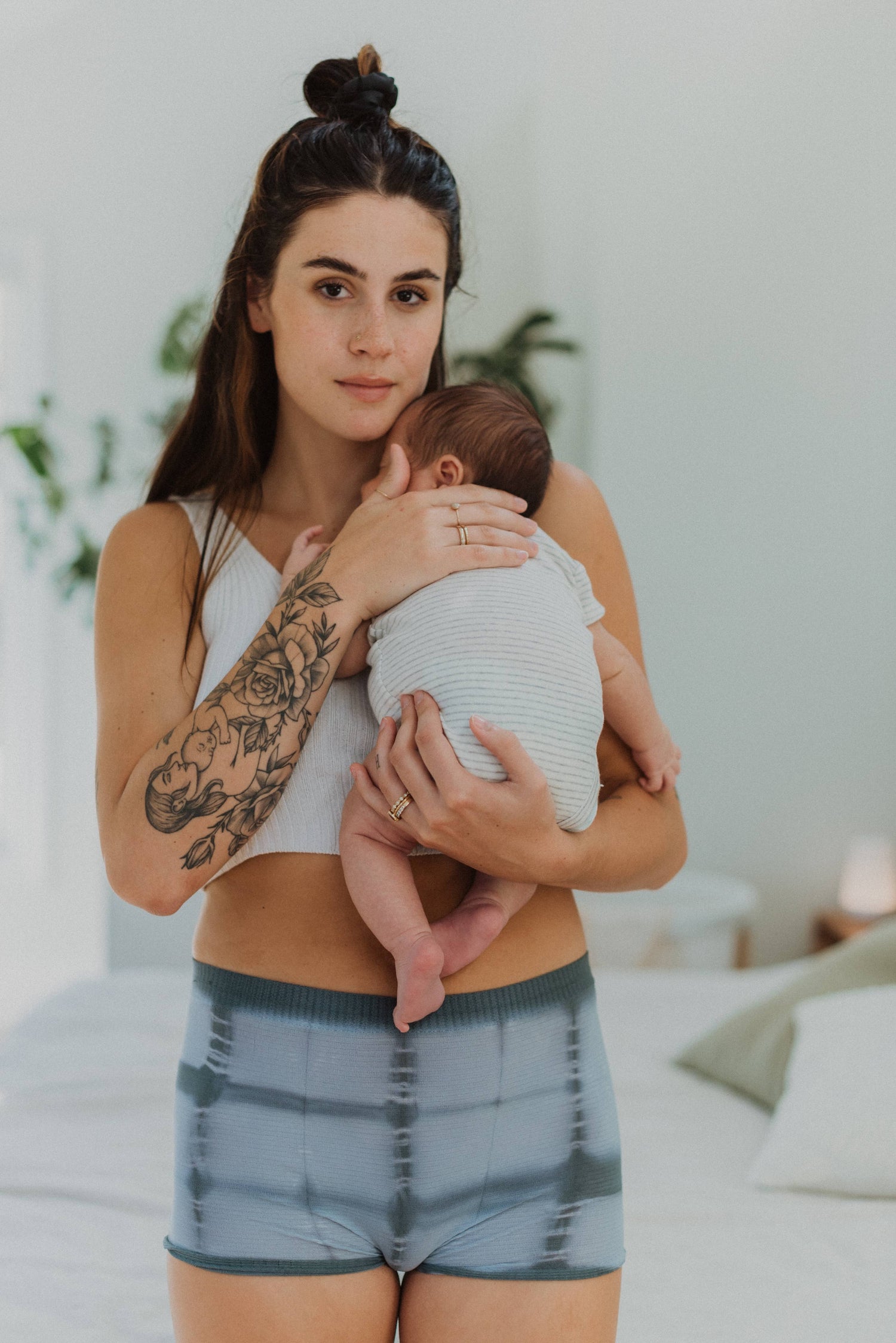 Postpartum mesh underwear