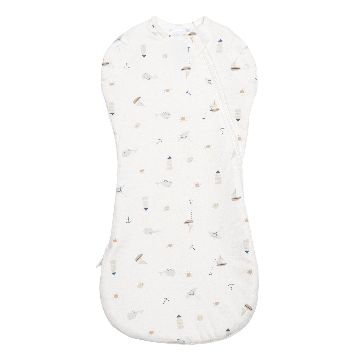 Bamboo newborn sleep sack - Ocean (1.0 tog)