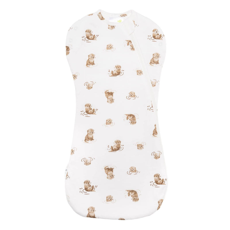 Bamboo newborn sleep sack - Otters (1.0 tog) (ETS OCTOBER)