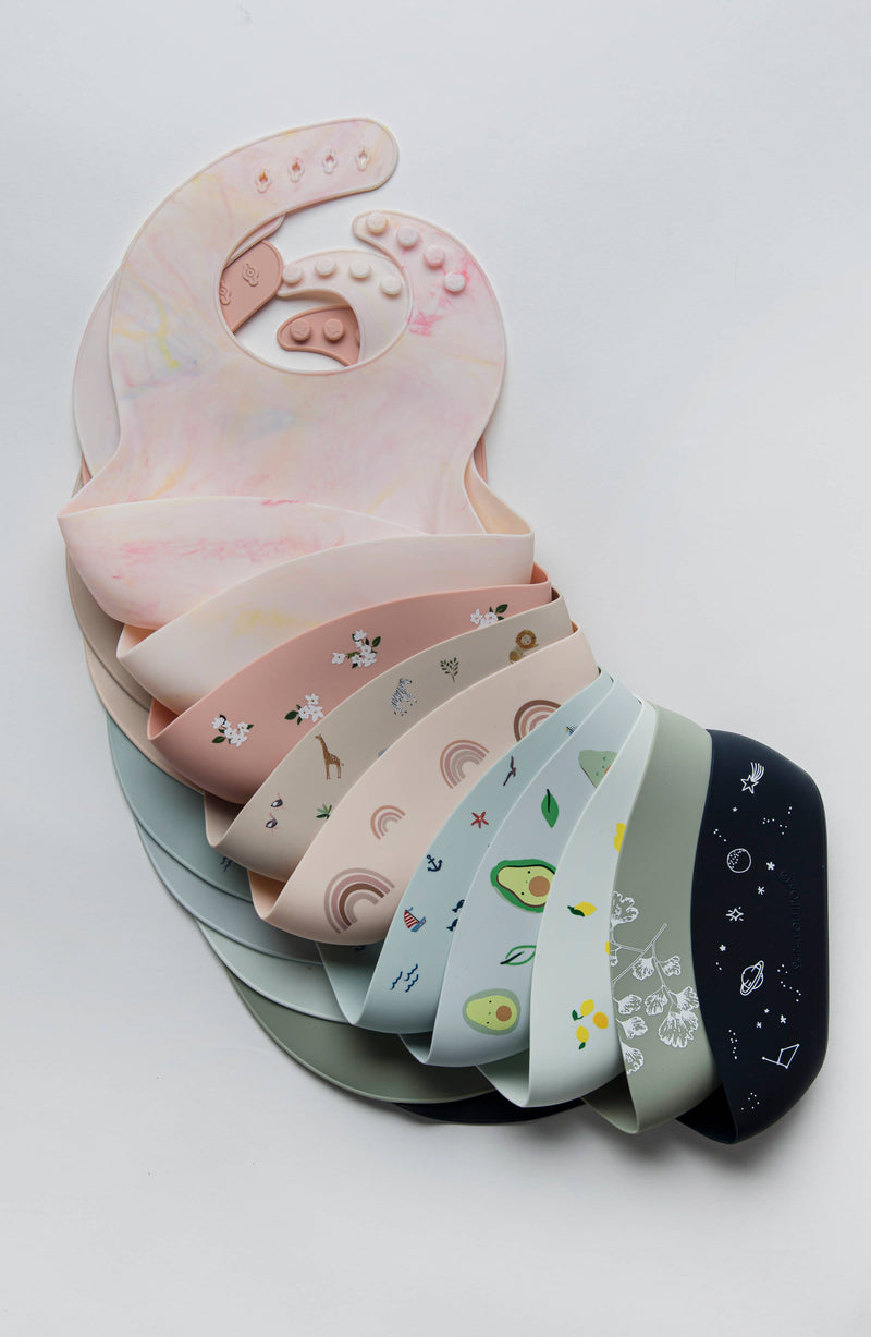 Silicone Bib Printed