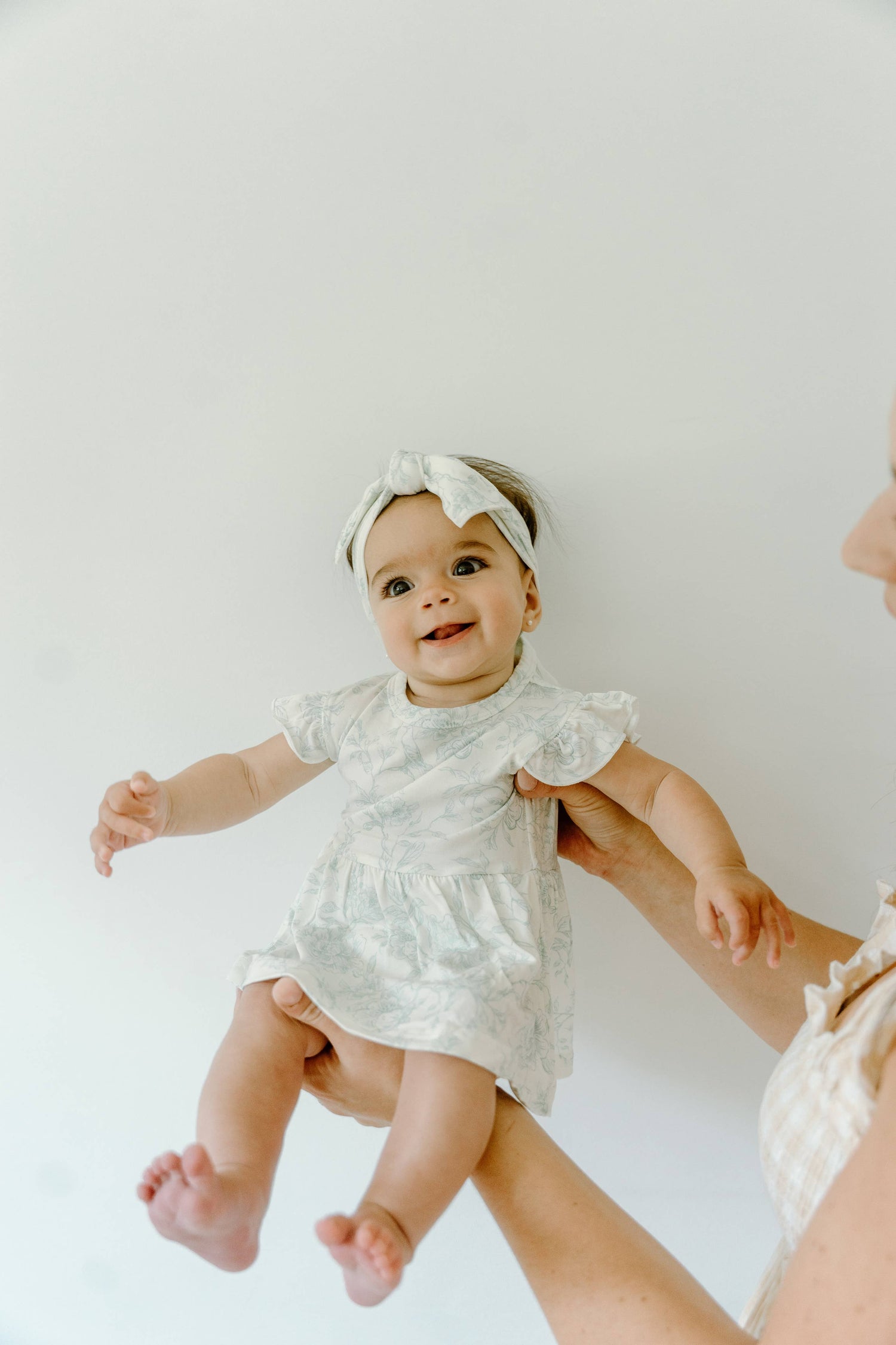 Ruffle Skirted Short Sleeve Onesie- Valley Blooms