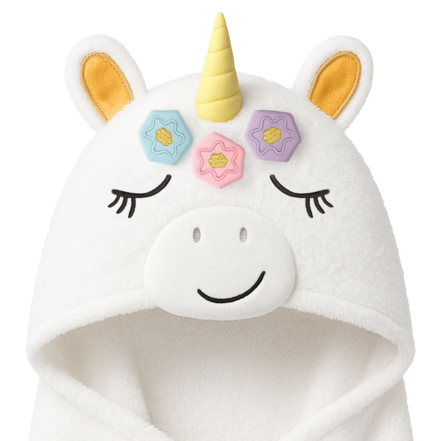 Playpals Hooded Baby Bath Towels for Newborn