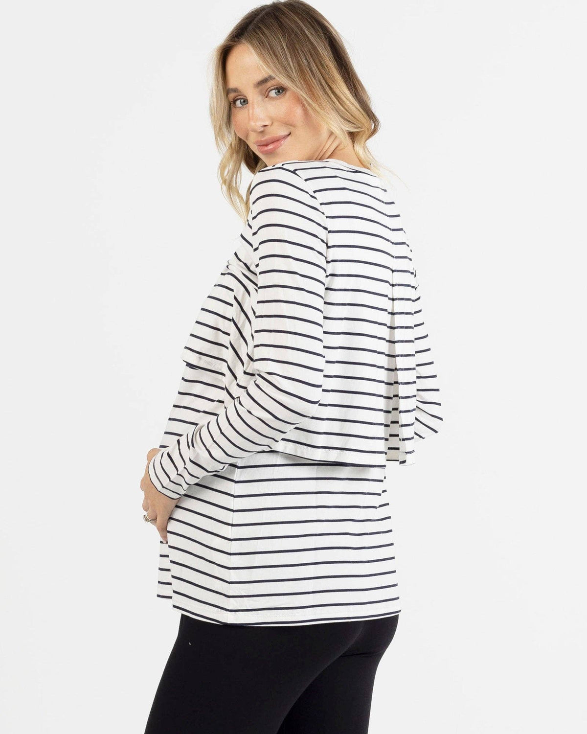 Leonie Maternity/ Nursing Stripe Top