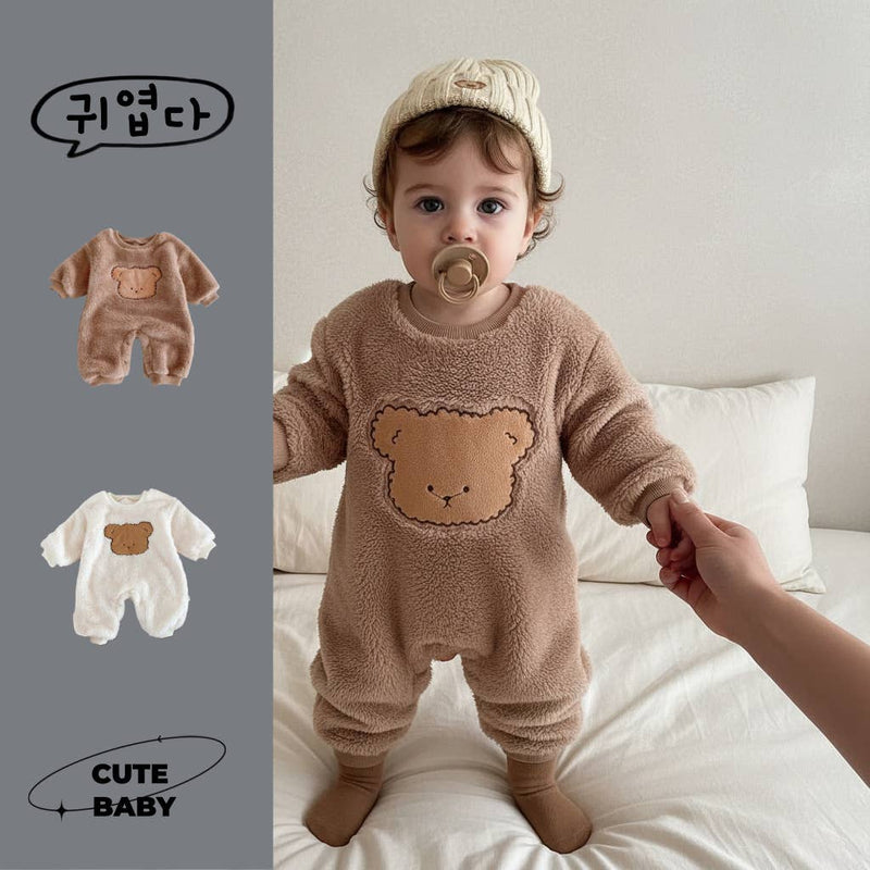 Baby Polyester Bear Romper