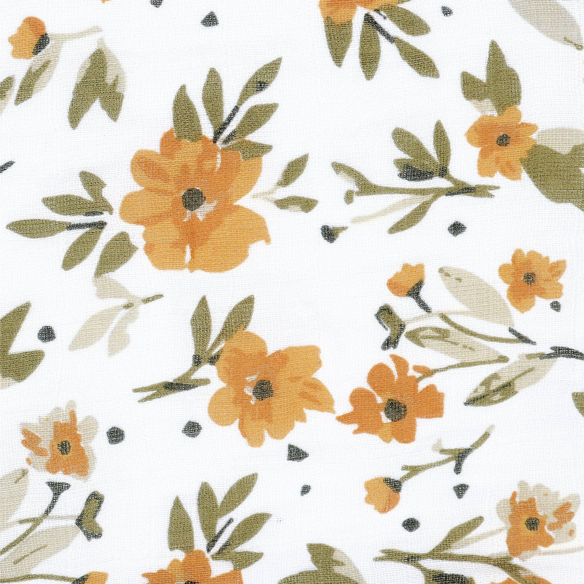 Cotton muslin swaddle - Marigold