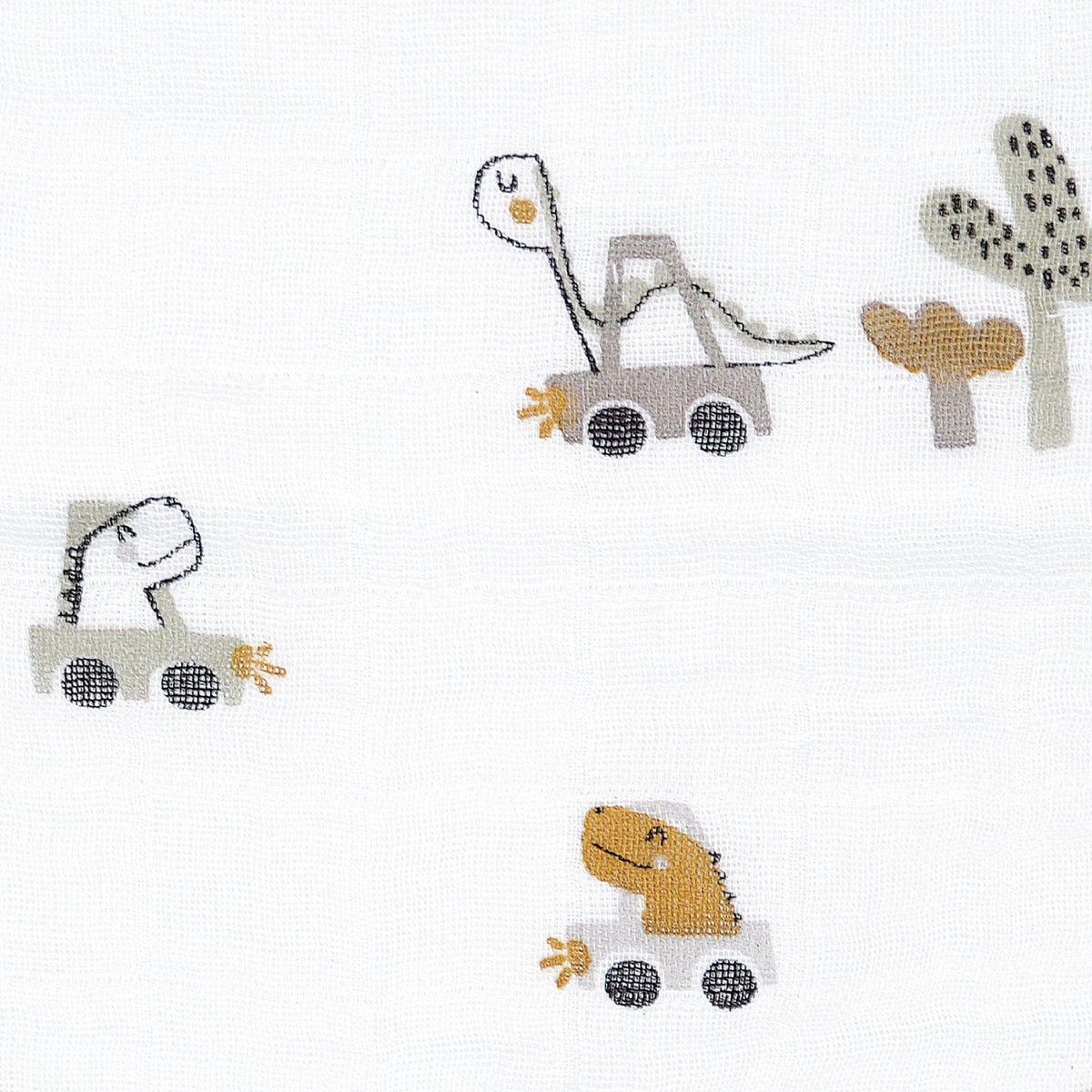 Cotton muslin swaddle - Dinos
