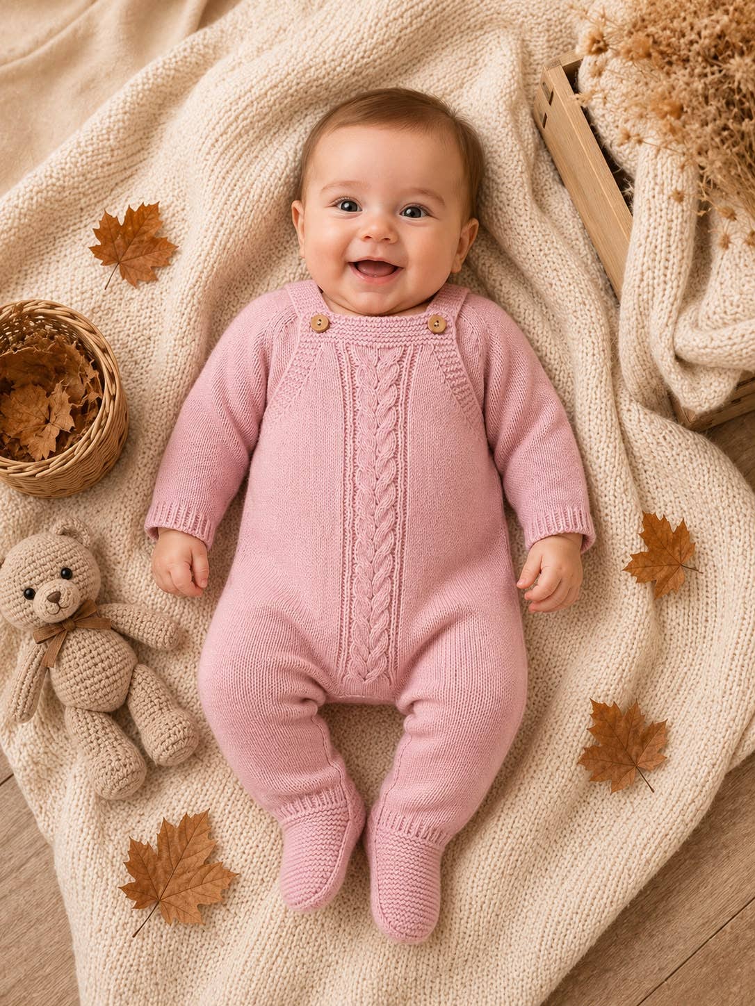 Dungarees + Baby Sweater – Ref. 19