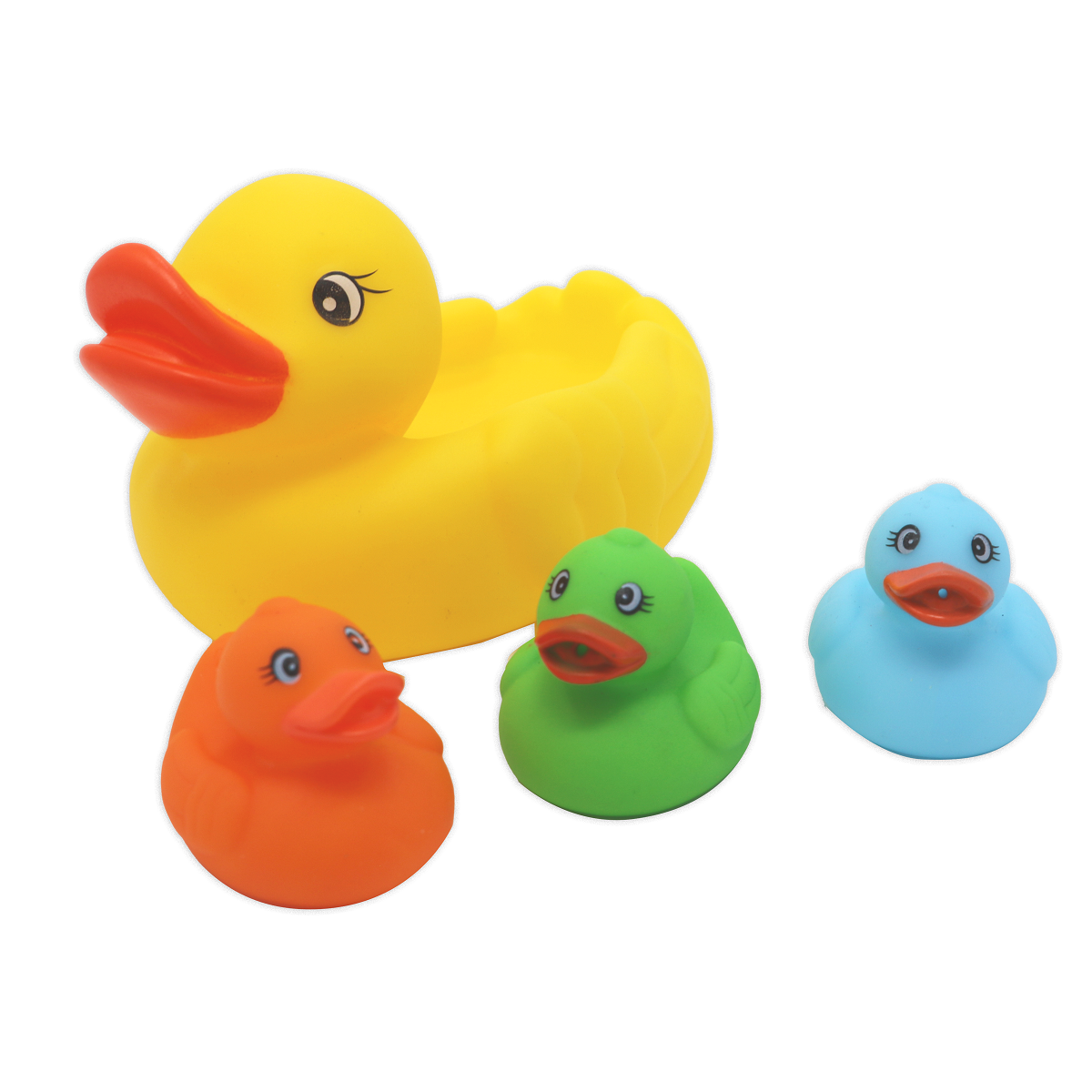 4 Pack Bath Toys : Duck