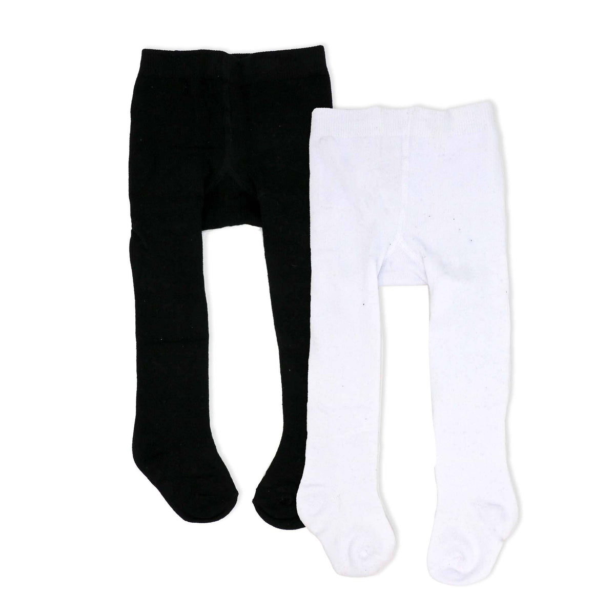 2 Pack Tights: Black & White