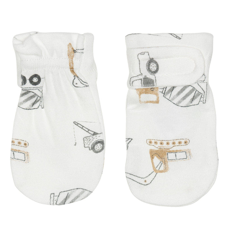 Bamboo scratch mittens - Construction