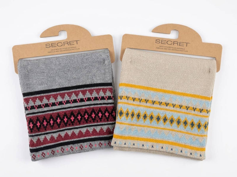 Nordic Jacquard Knit Scarf - ACAWSC0025
