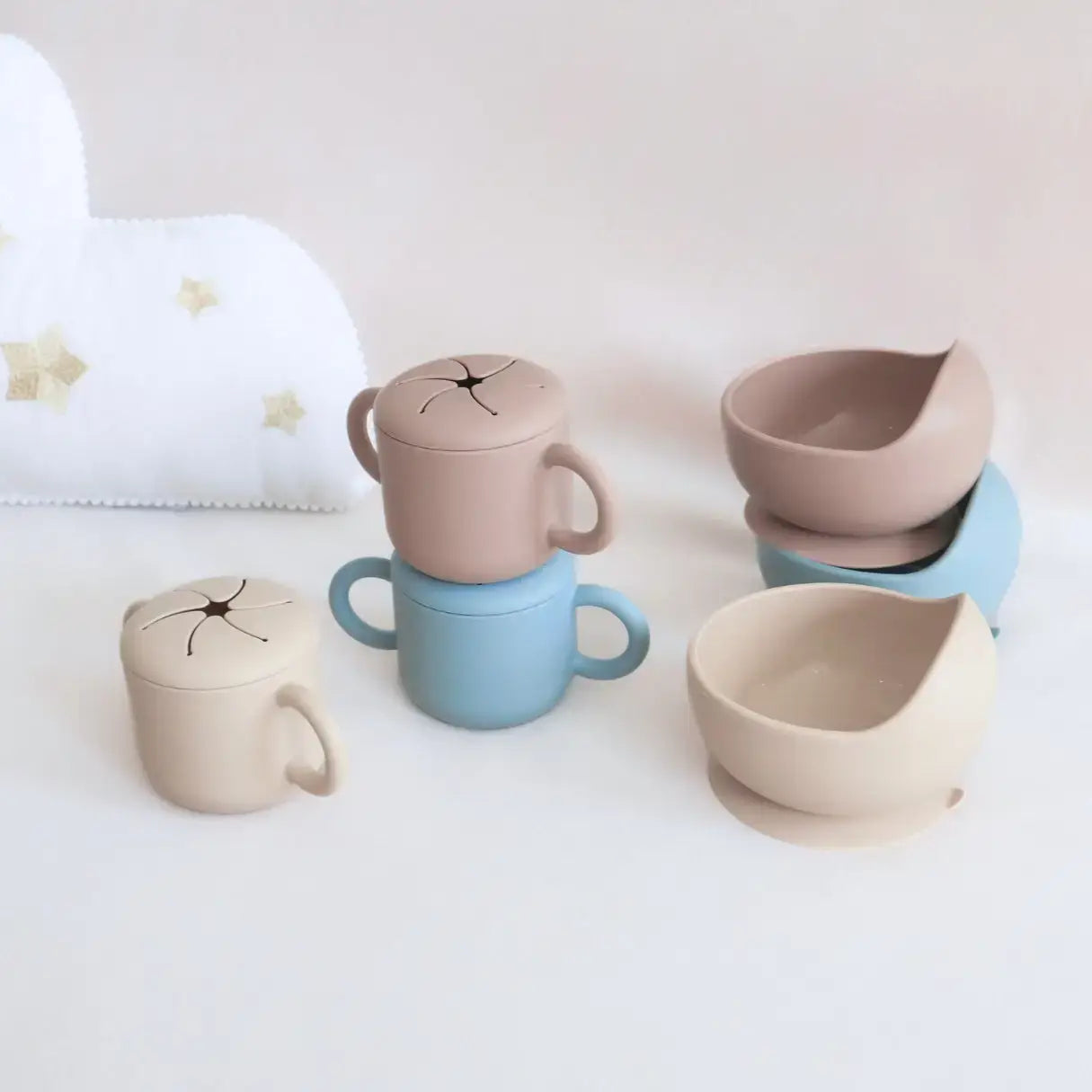 Bowl & Wooden Spoon Set - Dusty Teal