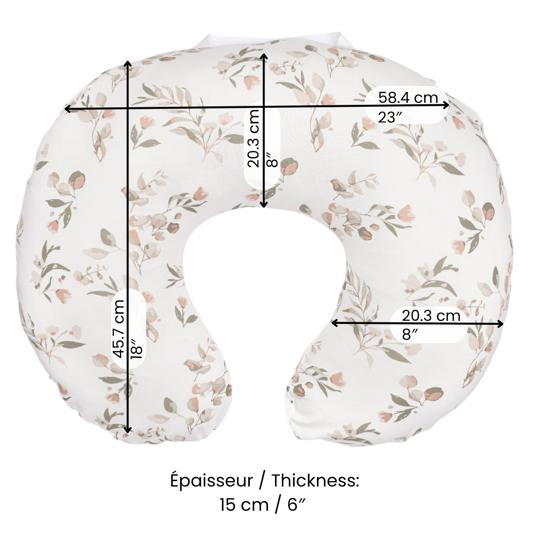 Bamboo nursing pillow - Leaves