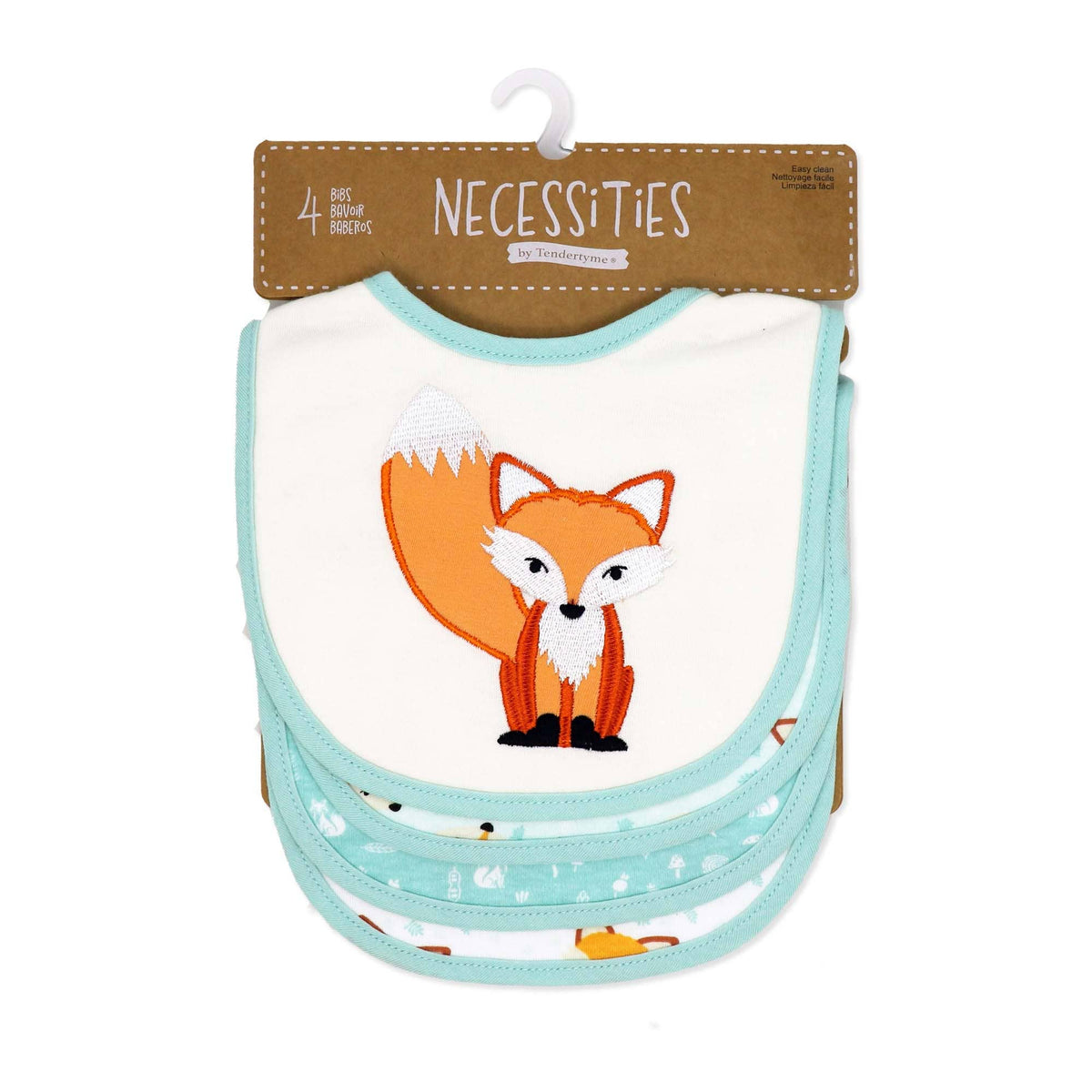 4 Pc Scoop Bib Set