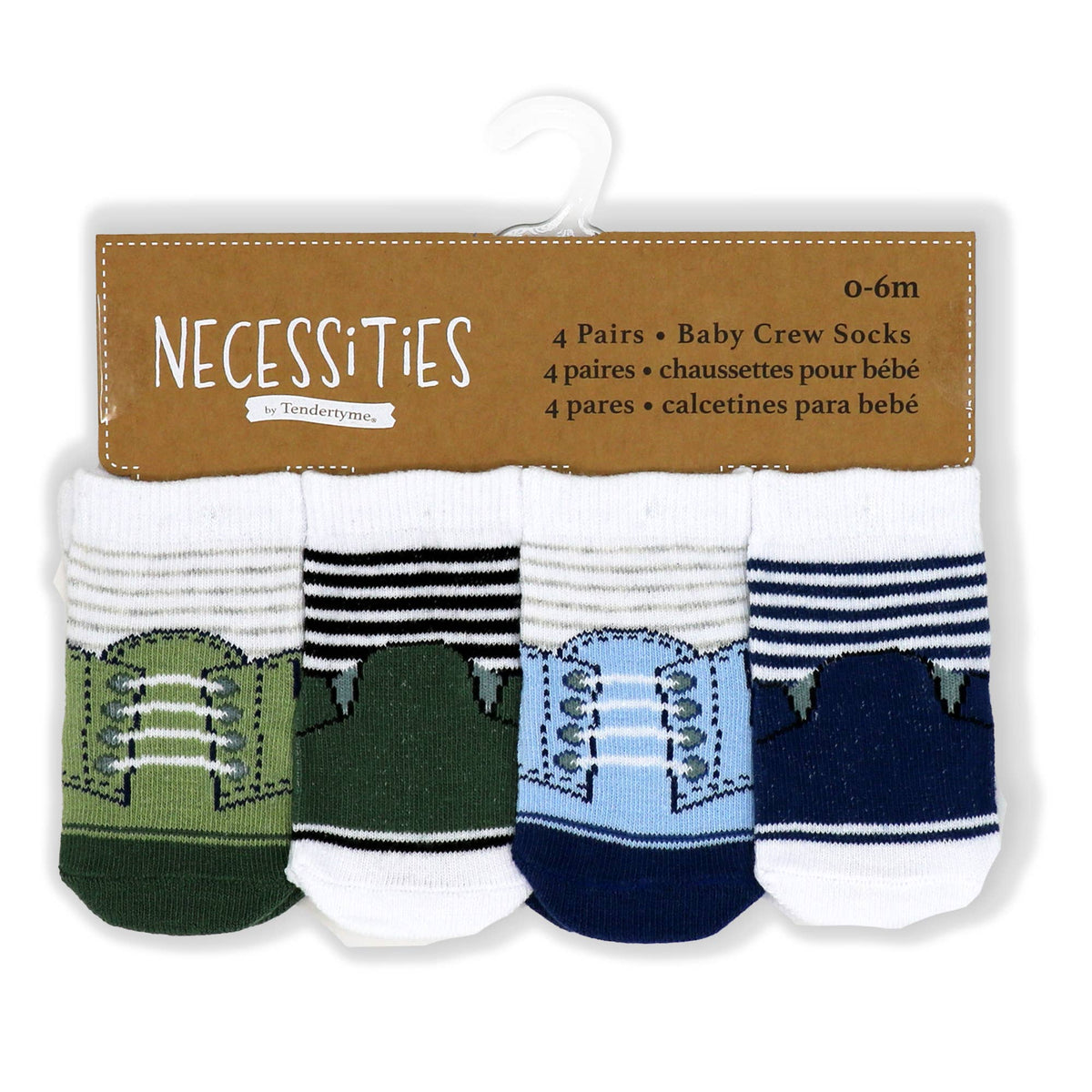 4 Pack Socks: Sneaker/Shoe
