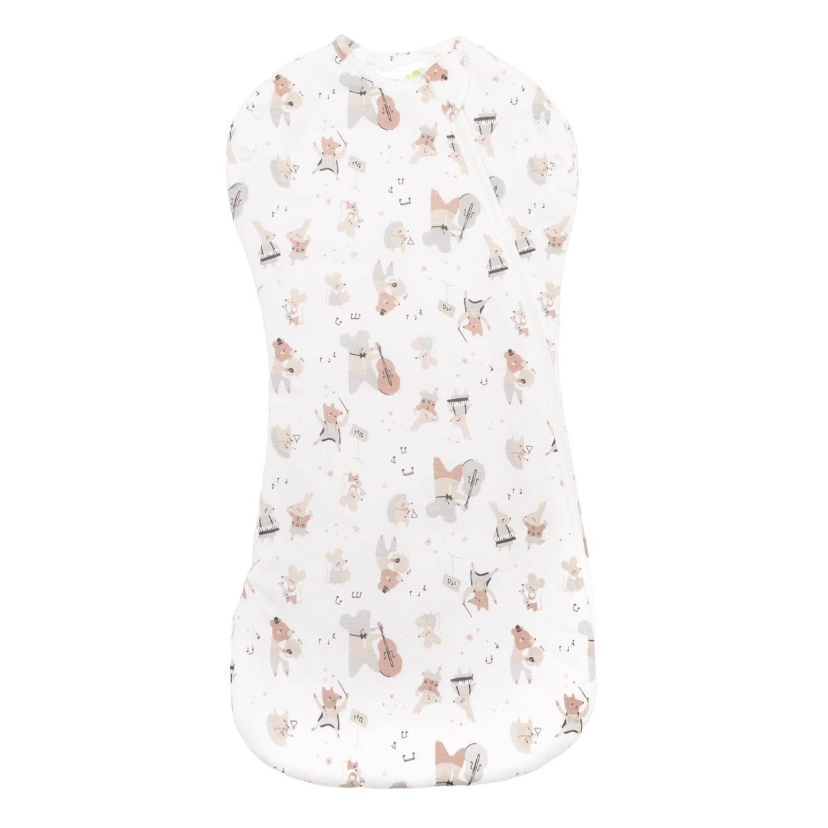 Bamboo newborn sleep sack - Music (1.0 tog)