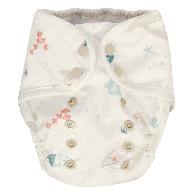 Adjustable beach diaper - Whales