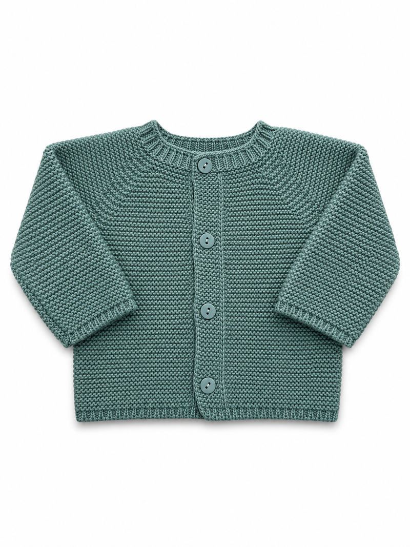 🔥 40% OFF REF:314 BABY JACKET 100% acrylic: Verde / 6 MONTHS