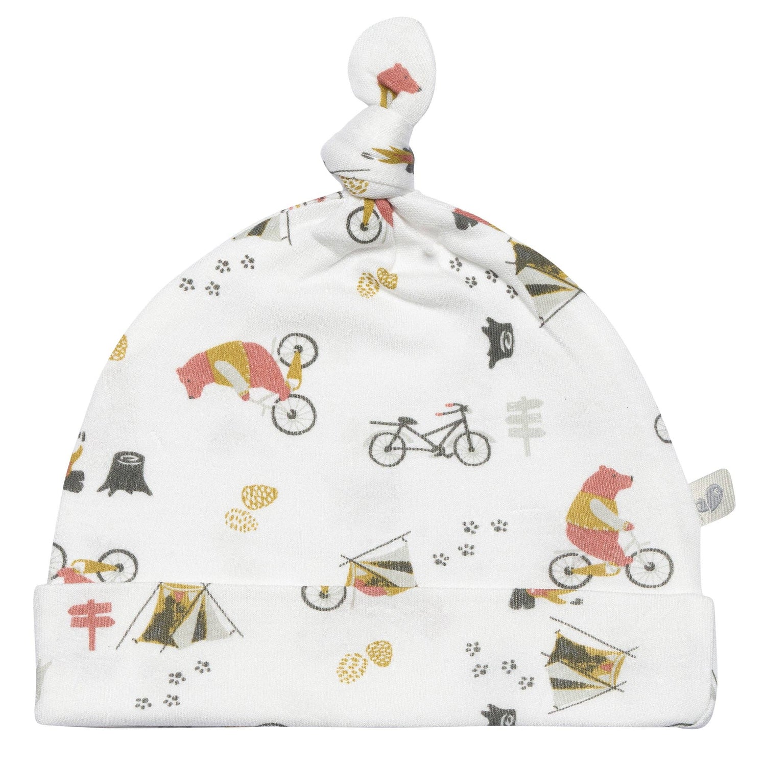 Newborn bamboo knotted hat - Bears