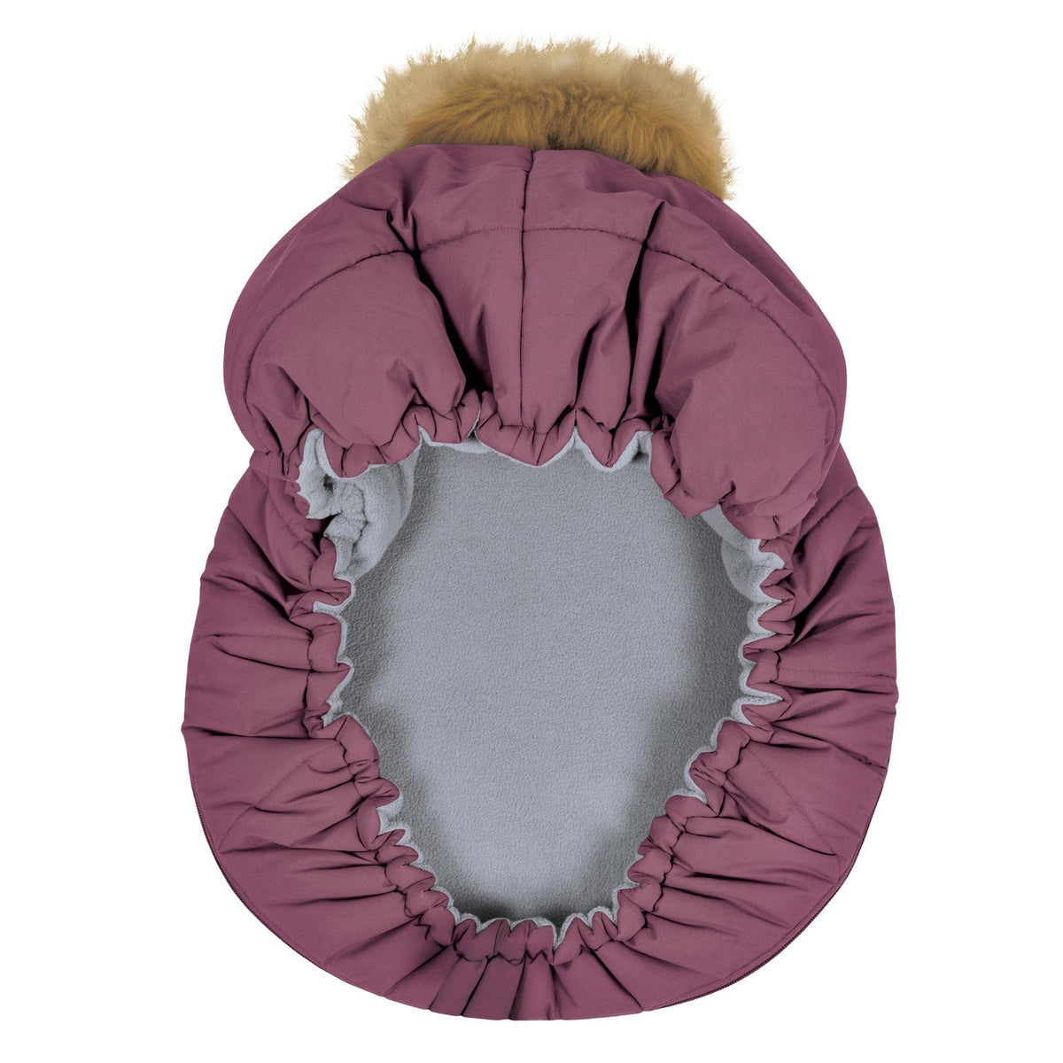 Winter car seat cover - Plum