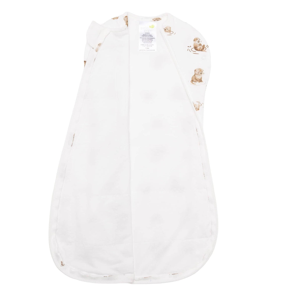 Bamboo newborn sleep sack - Otters (1.0 tog) (ETS OCTOBER)