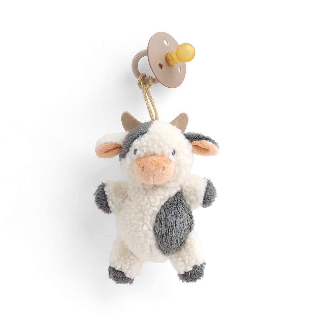 *New Options* Bitzy Pal Natural Rubber Pacifier & Plush