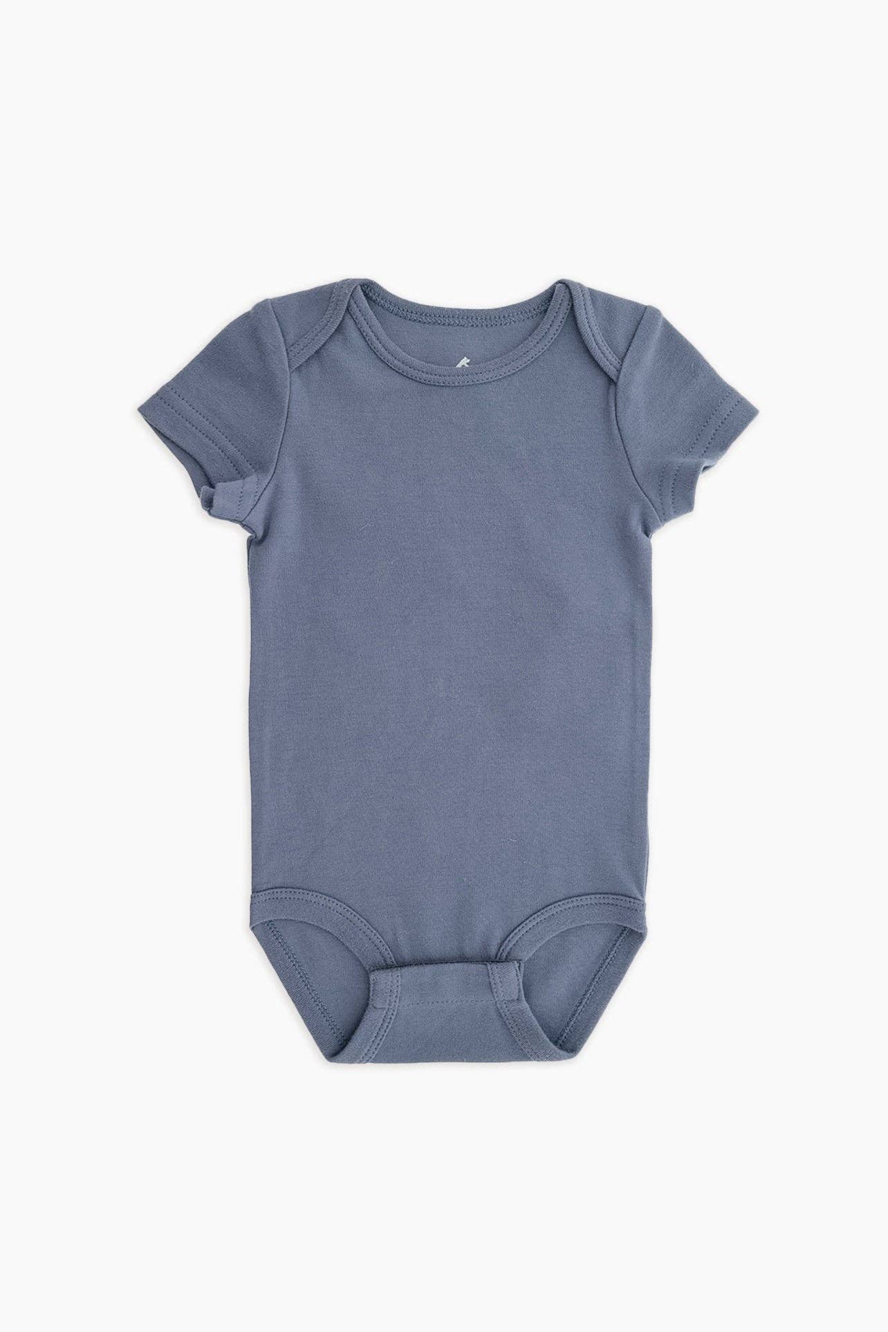Organic Cotton Baby Bodysuit - Folkstone Grey