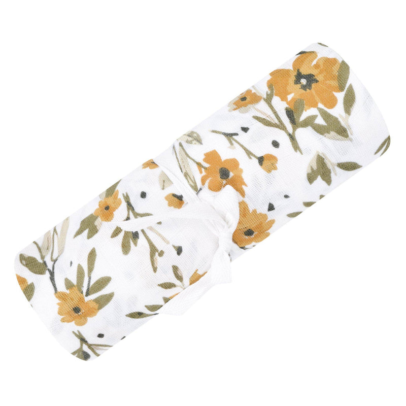 Cotton muslin swaddle - Marigold