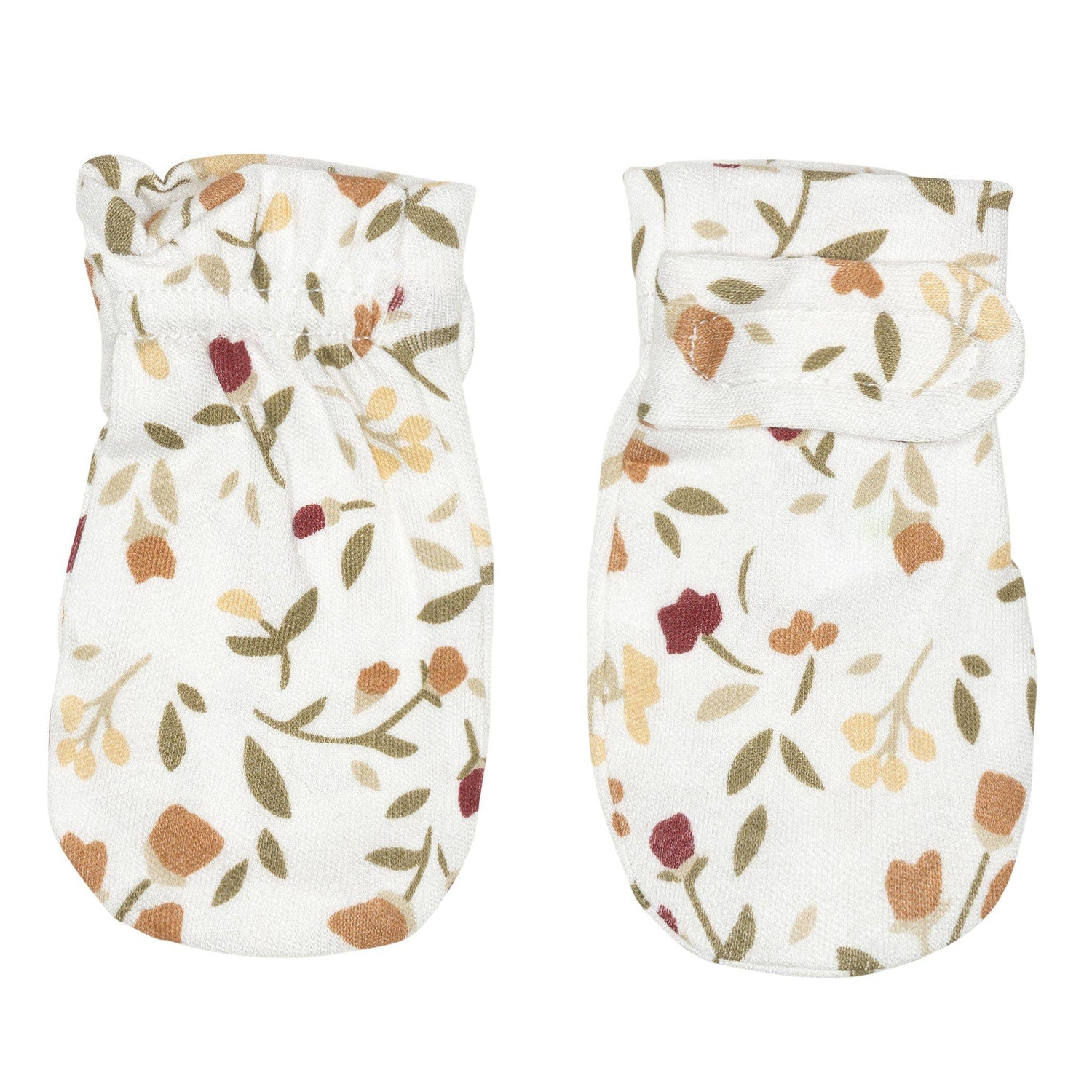 Bamboo scratch mittens - Floral