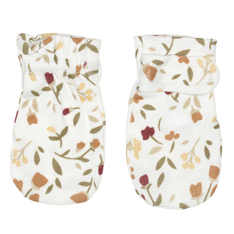Bamboo scratch mittens - Floral