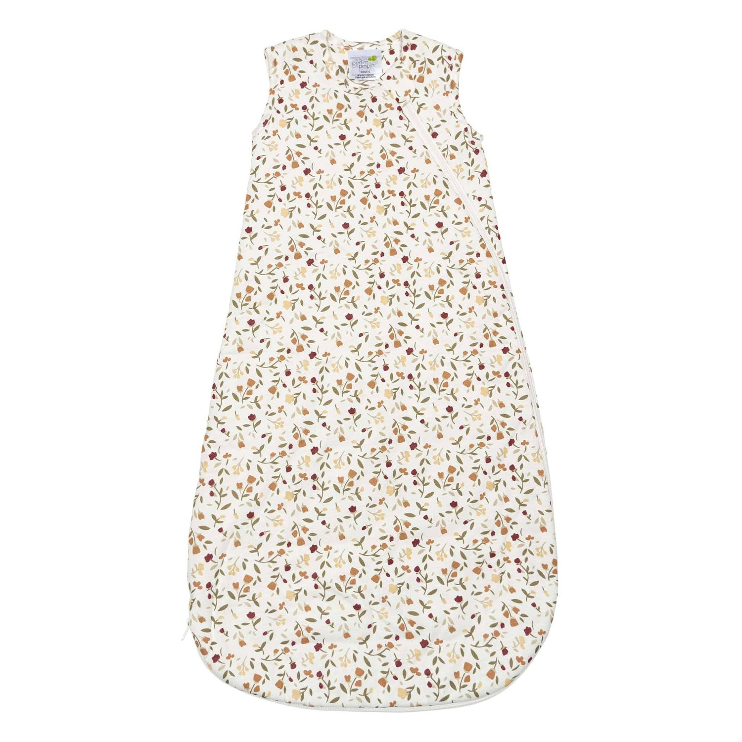 Quilted bamboo sleep sack - Floral (2.5 togs)