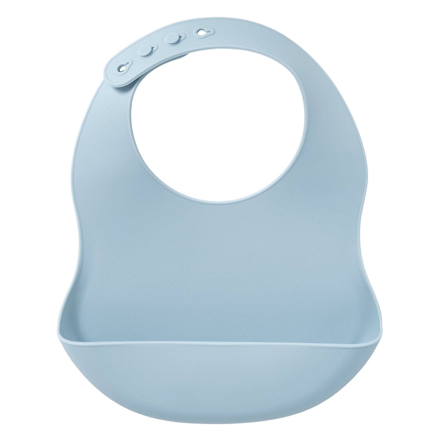 Silicone Bibs - Solid Blue