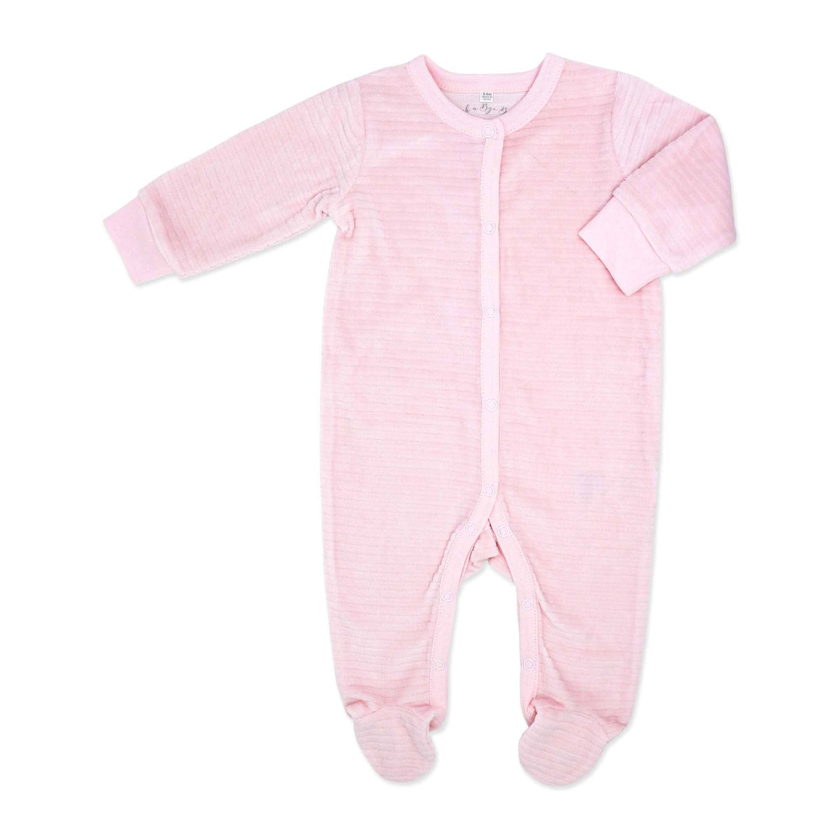 5 Piece Velour Set: Pink Bear