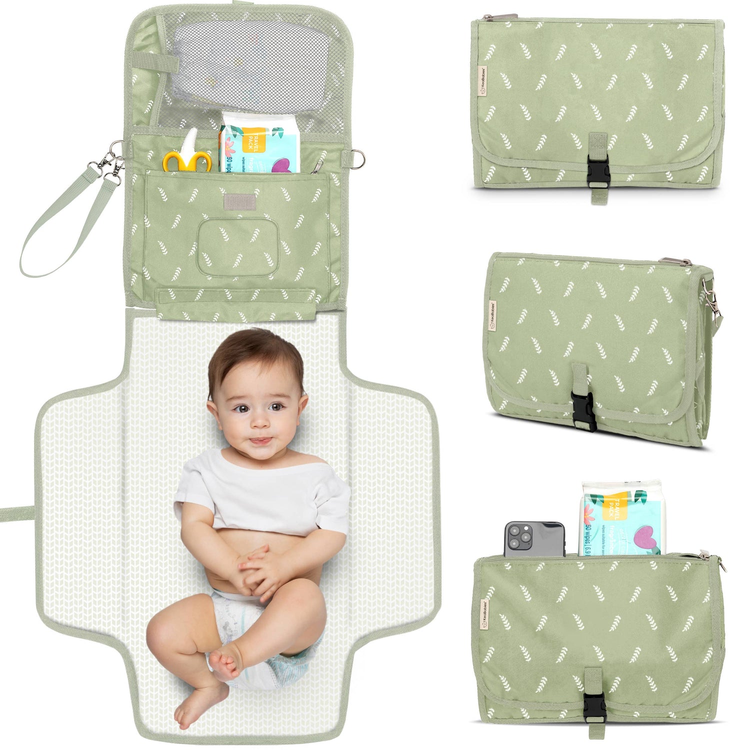 Ezee Portable Diaper Changing Pad, Foldable Changing Mat