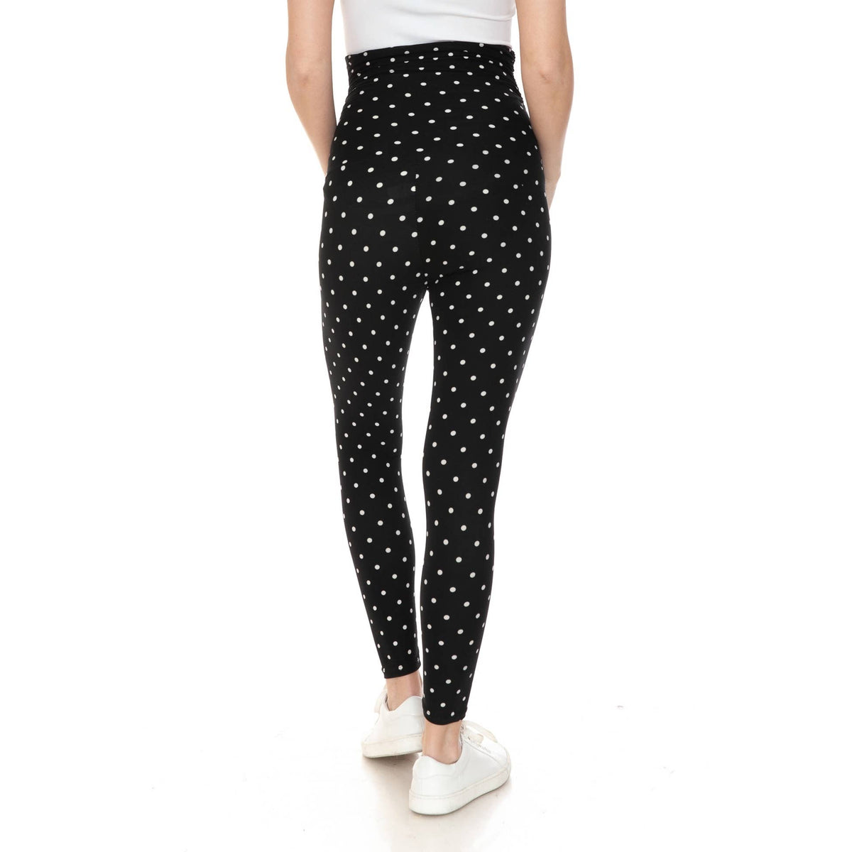 Buttery Soft Full Length Print Maternity Leggings