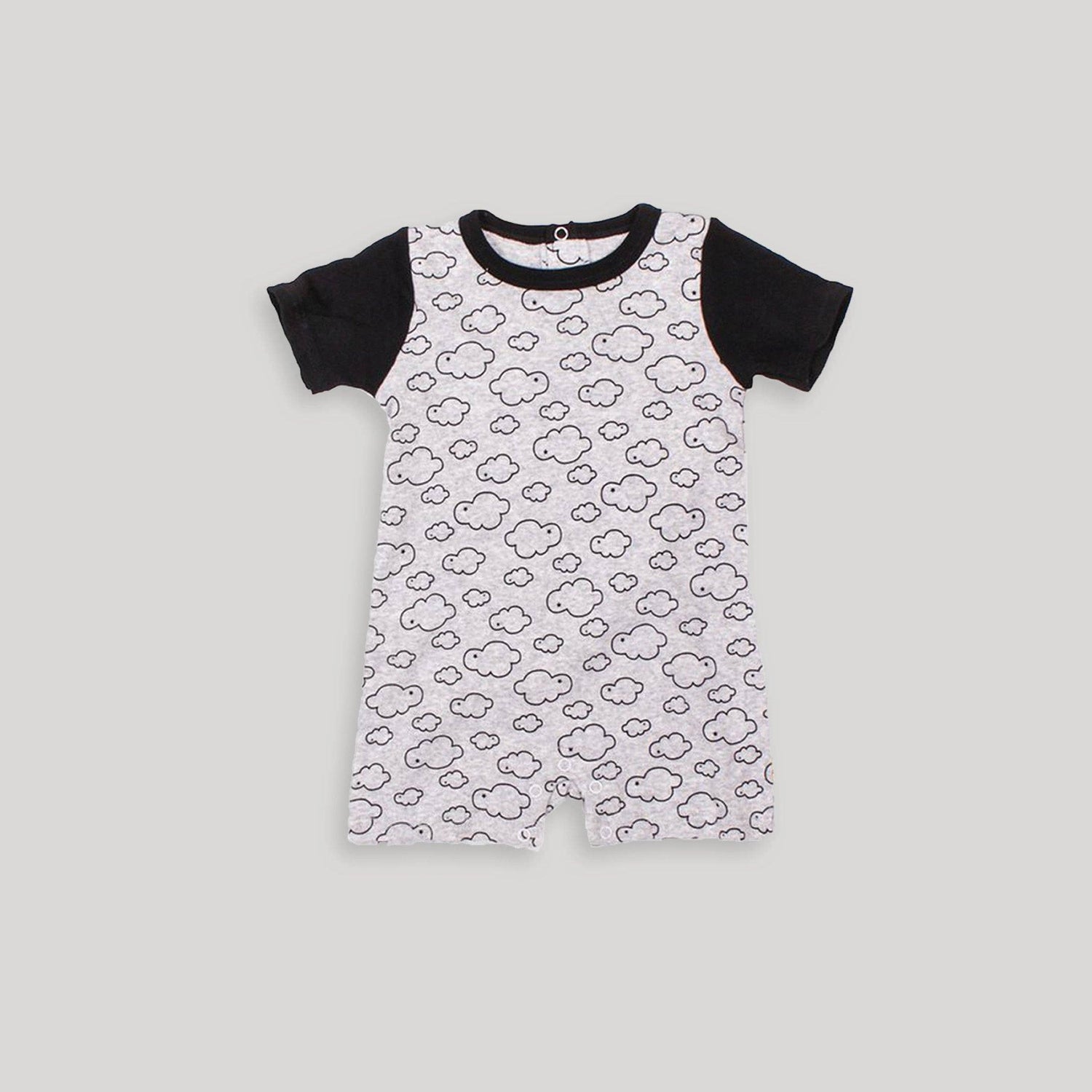 Black & White Cloud Romper