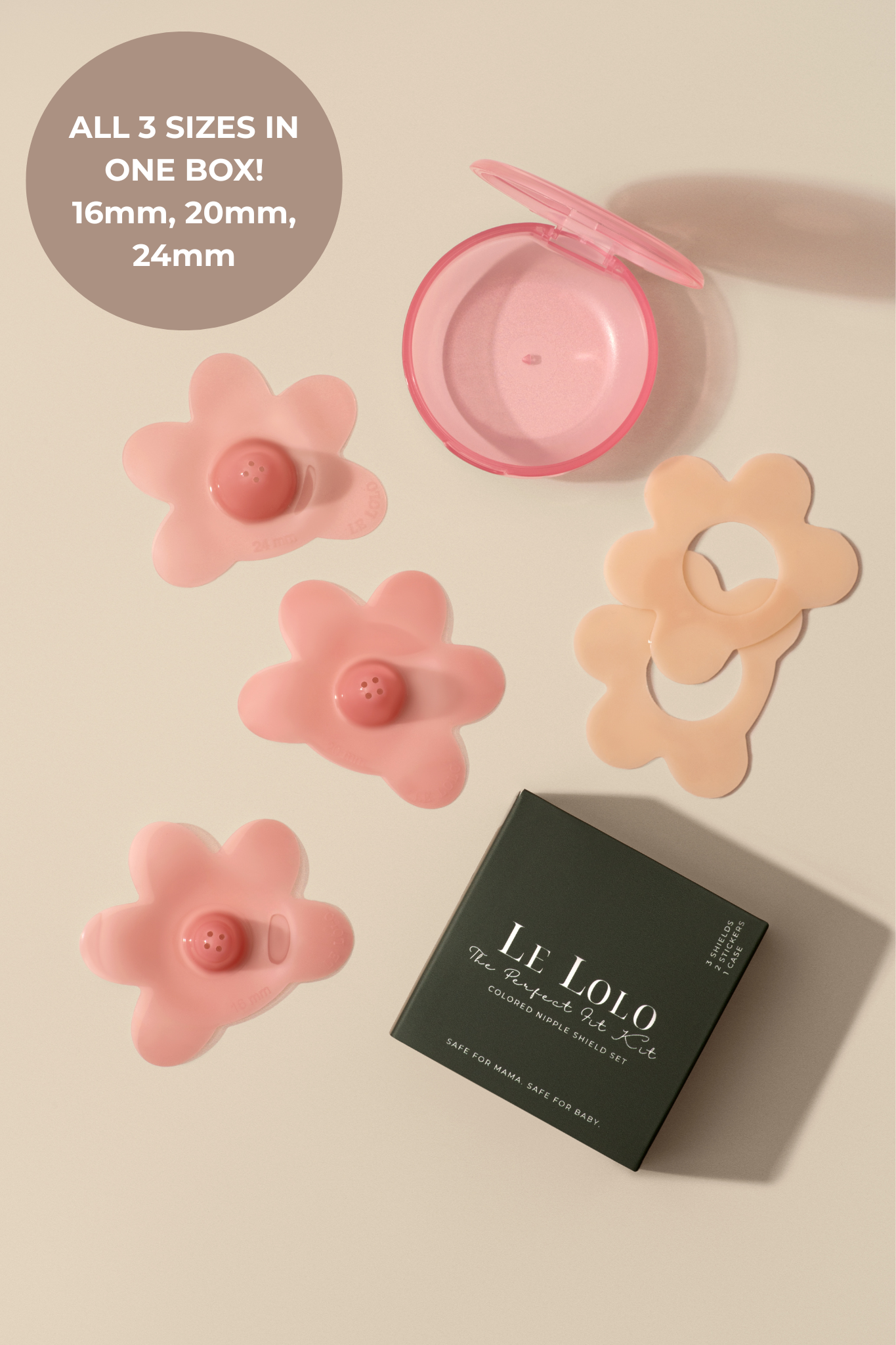 Nipple Shield Set, 3 sizes in 1 | Breastfeeding, New Mom