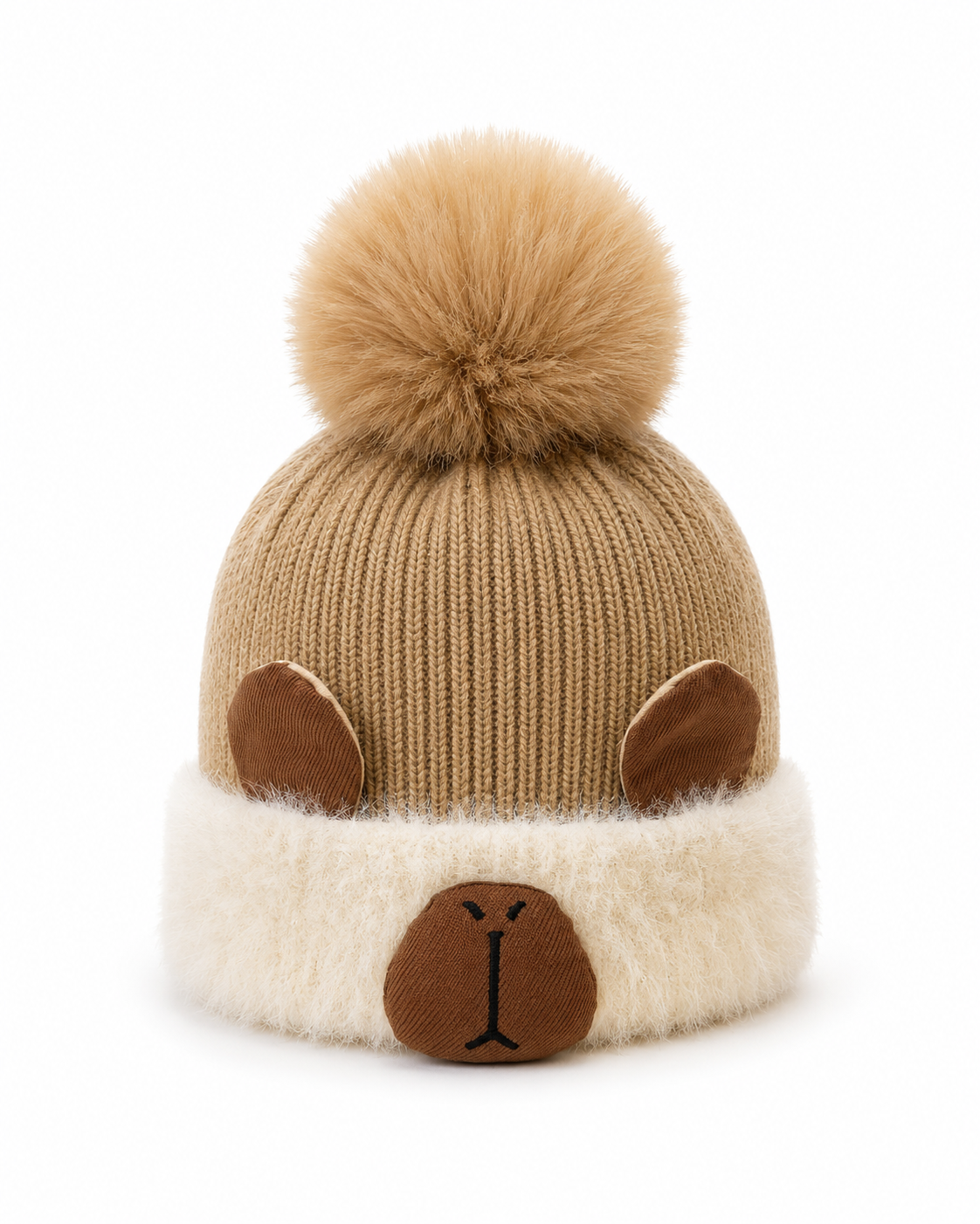 Winter bear baby beanies(WBN-B4)