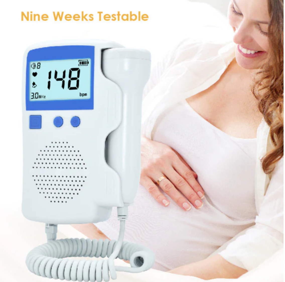 Baby Heartbeat Monitor Fetal Doppler